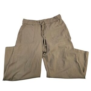 Democracy PL Tan Cargo Pants Drawstring Waist Wide Leg Casual Womens Size PL